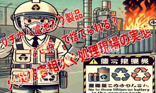 リチウム電池入り製品、なぜ誤って捨てられる？火災被害相次ぐ処理現場の実態