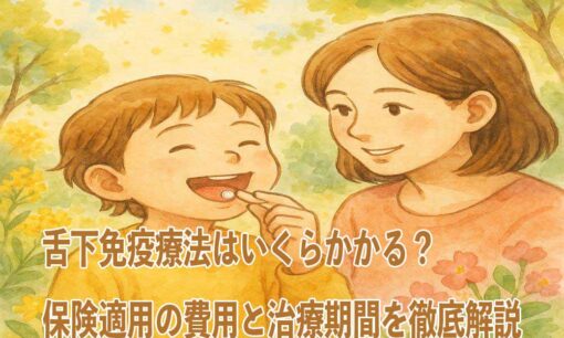 舌下免疫療法はいくらかかる？保険適用の費用と治療期間を徹底解説