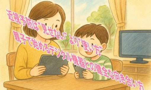 近視予防は“見せない”より“使い方”　親子で始めるデジタル機器との健全な向き合い方